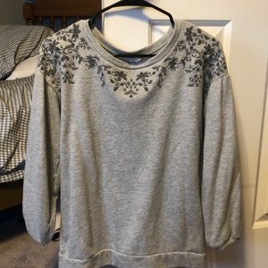 American Eagle embroidered sweater